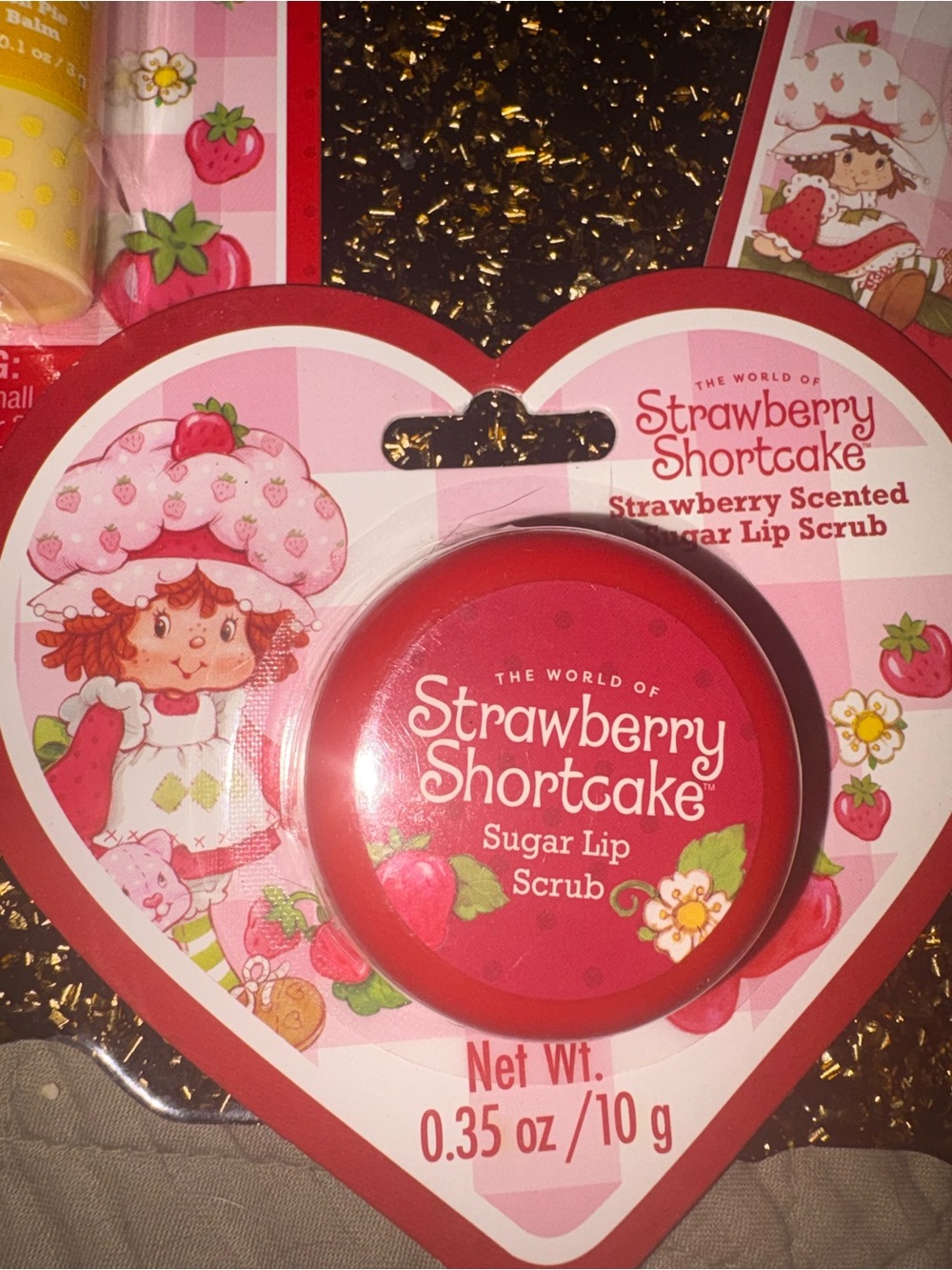 Strawberry Shortcake Strawberry Scented Sugar Lip Scrub - Pink - Picture 4 of 4